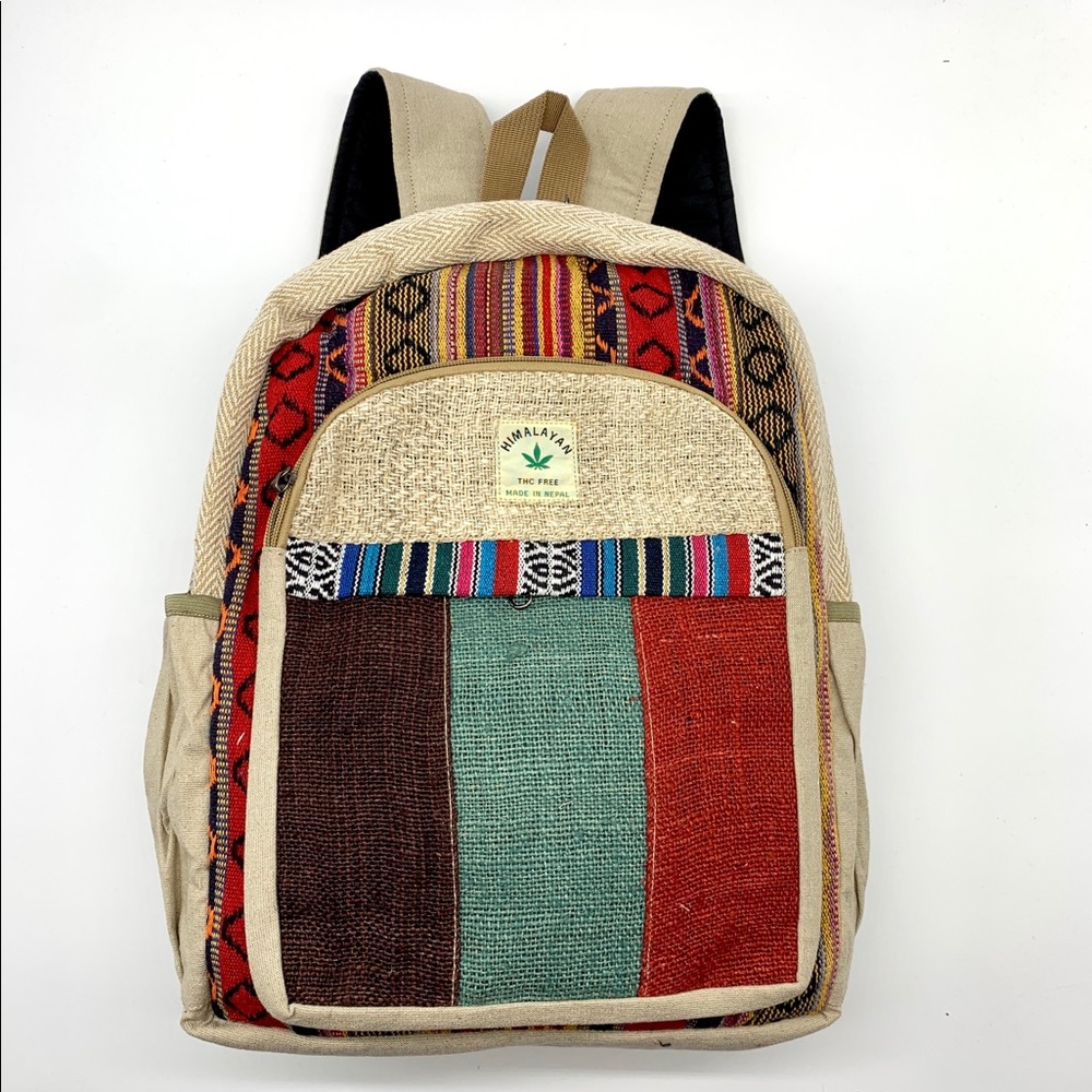 Himalayan Hemp Backpack Laptop Bag